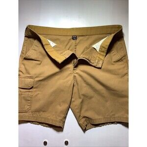 Brahma Mens Shorts Ripstop Brown Relaxed Fit Men's Size 40 Rugged Outdoor Attire